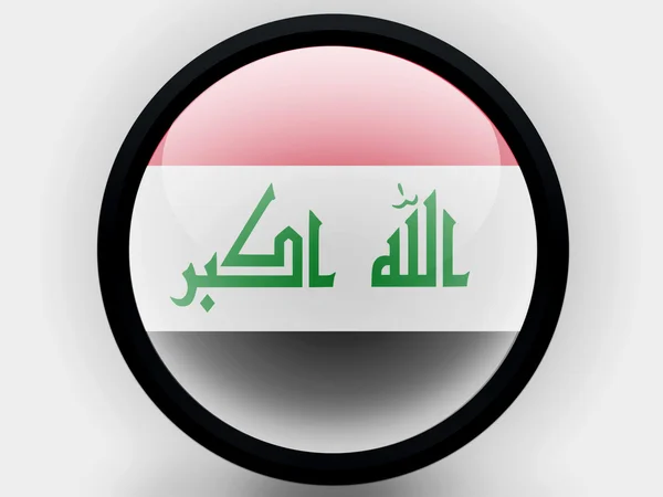 Иракский флаг — стоковое фото