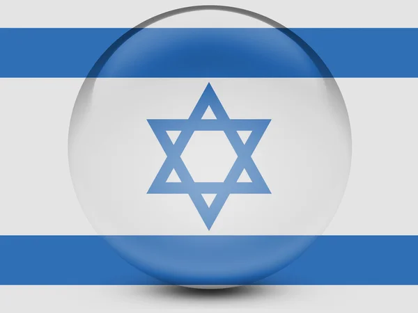 Die israelische Flagge — Stockfoto