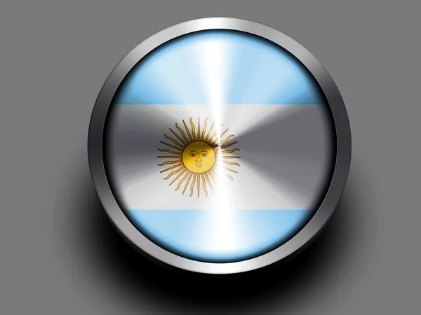 Прапор Аргентини — стокове фото