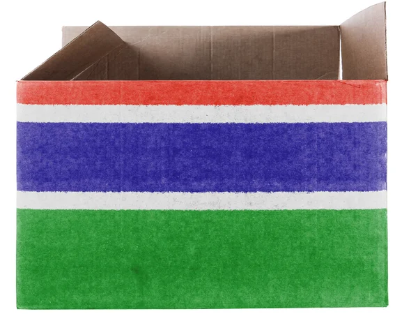 冈比亚旗 — 图库照片