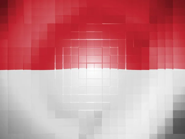 De Indonesische vlag — Stockfoto