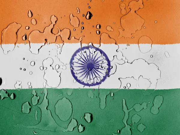 The Indian flag — Stock Photo, Image