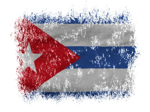 Η σημαία της Κούβας — Φωτογραφία Αρχείου