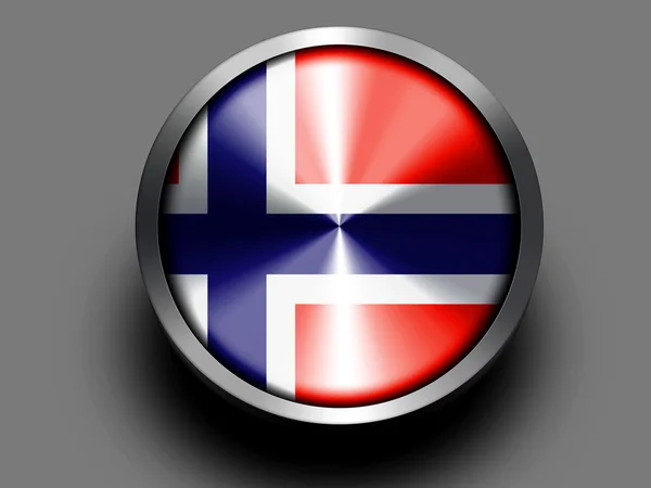 The Norwegian flag — Stock Photo, Image