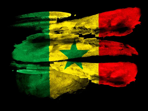 The Senegal flag — Stock Photo, Image