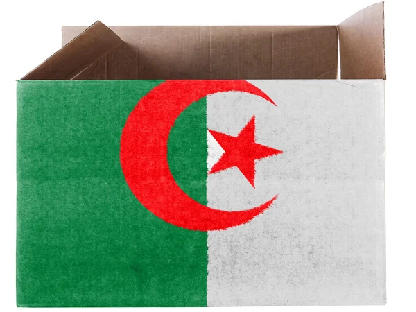 Die algerische Flagge — Stockfoto