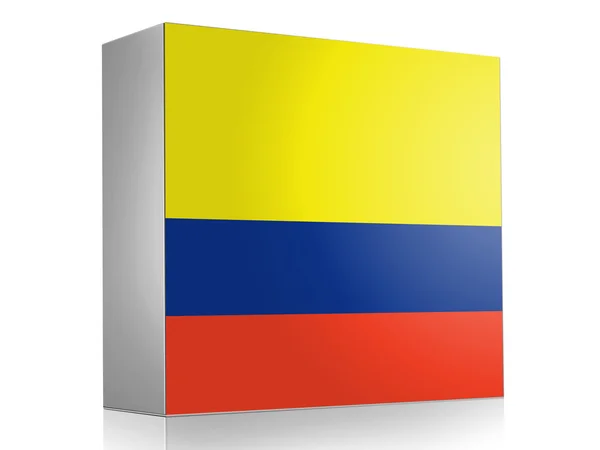 La bandera colombiana — Foto de Stock