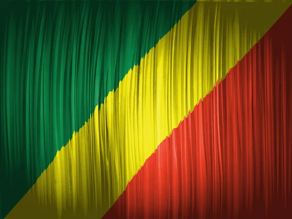 Flaggan Kongo — Stockfoto