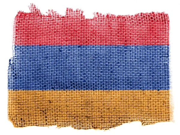 Die armenische Flagge — Stockfoto