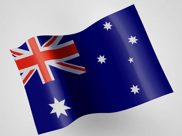 La bandera australiana — Foto de Stock