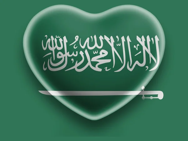 Saudi Arabia flag — Stock Photo, Image