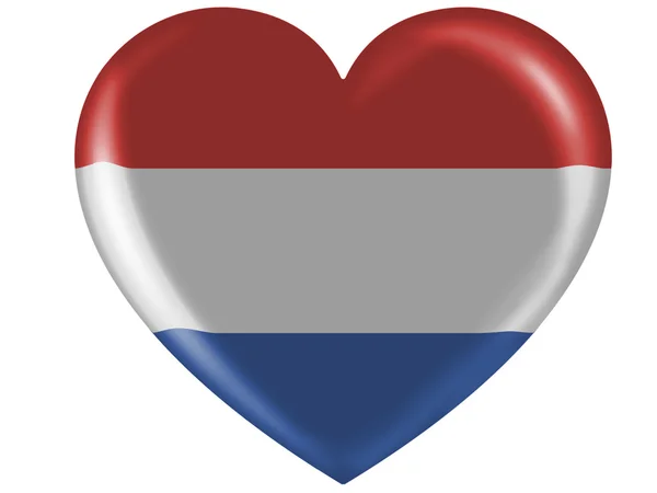 Nederlandenes flag - Stock-foto
