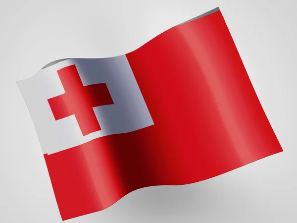 Tonga flag — Stock Photo, Image