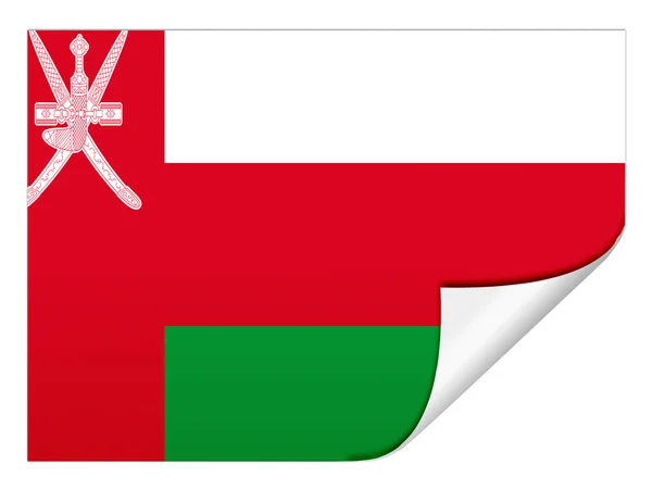 Oman flag — Stock Photo, Image