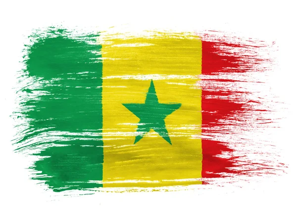 Flaga Senegalu — Zdjęcie stockowe