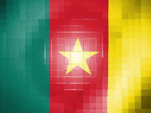 Kamerunsk flagg — Stockfoto