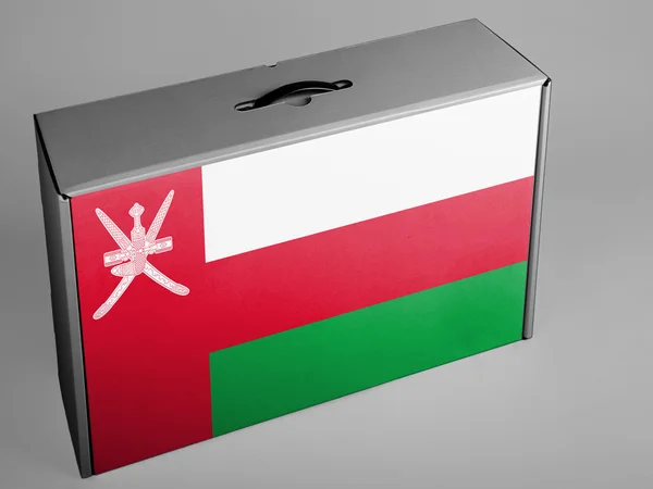 Oman flagga — Stockfoto