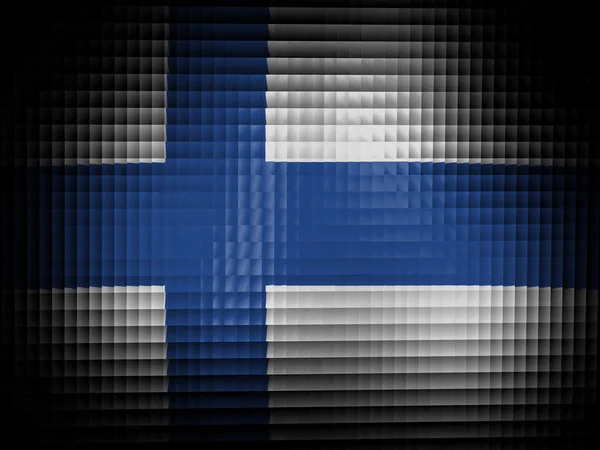 The Finnish flag — Stock Photo, Image