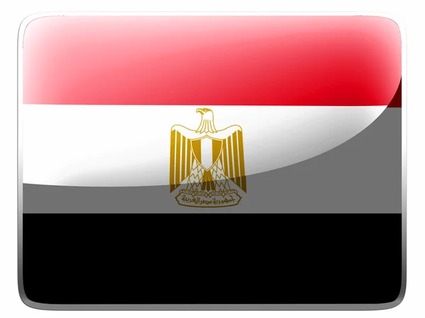 De Egyptische vlag — Stockfoto