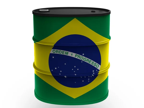 Die brasilianische Flagge — Stockfoto