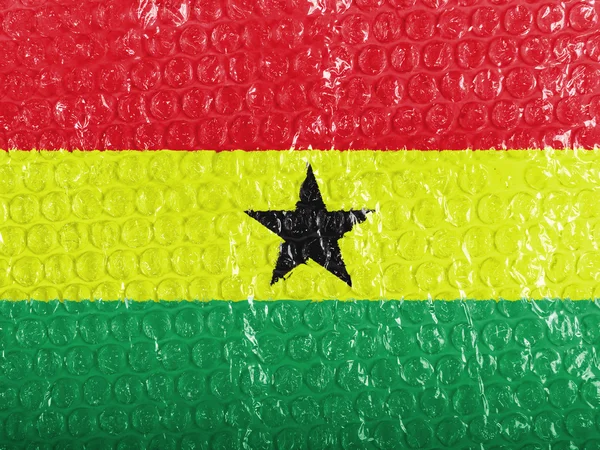 La bandiera del Ghana — Foto Stock