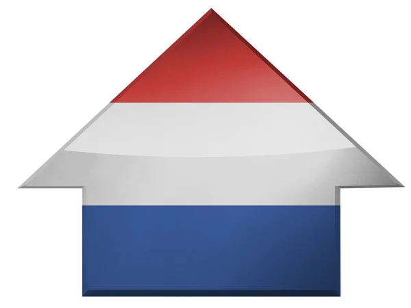Flaga Holandia — Zdjęcie stockowe