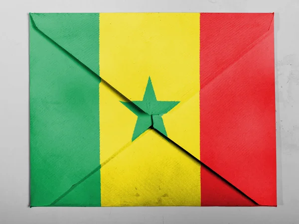 Le drapeau du Sénégal — Photo