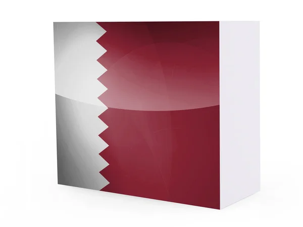 Bandeira do Qatari — Fotografia de Stock