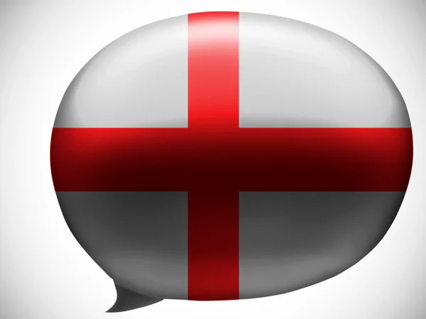 Angliában. Angol zászló — Stock Fotó
