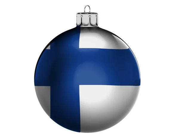 The Finnish flag — Stock Photo, Image