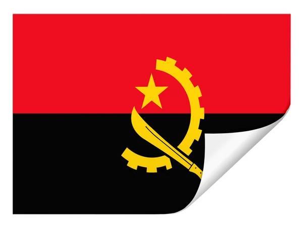 Angola. Angolan flag — Stock Photo, Image