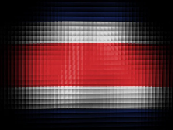 The Costa Rica flag — Stock Photo, Image