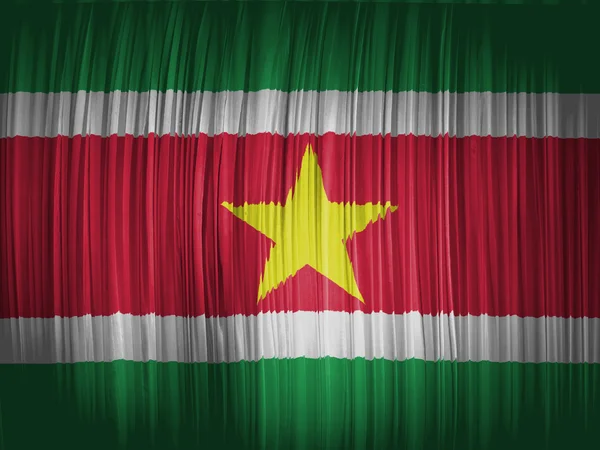 Суринамский флаг — стоковое фото
