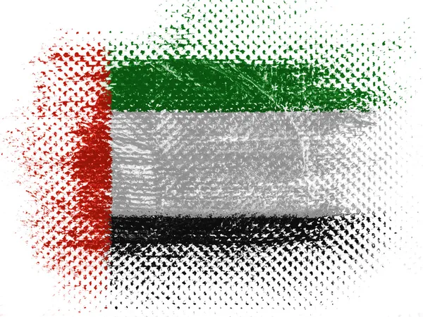 De vlag van Verenigde Arabische Emiraten — Stockfoto