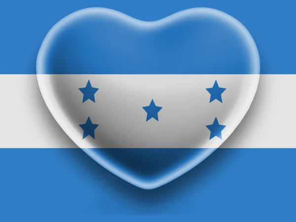 The Honduran flag — Stock Photo, Image