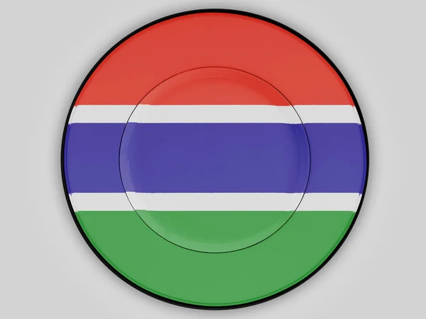 The Gambia Flag — Stock Photo, Image