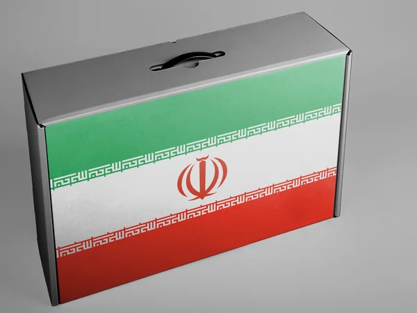 Íránská vlajka — Stock fotografie