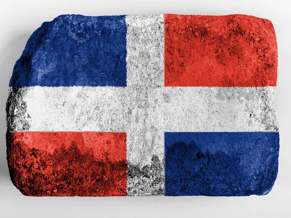 De vlag van de Dominicaanse Republiek — Stockfoto