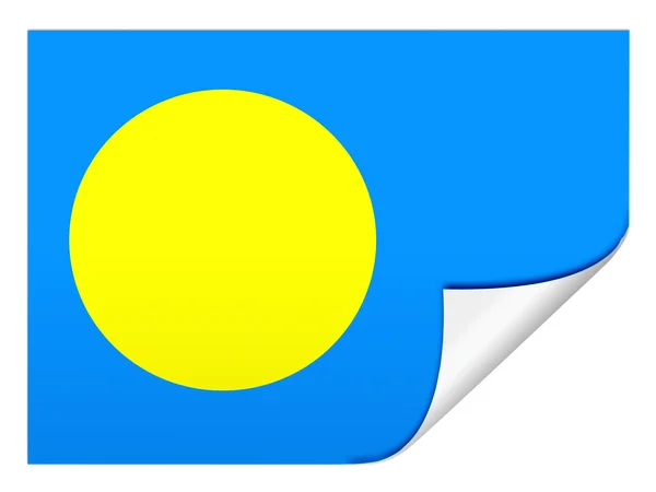 Palau flag — Stock Photo, Image