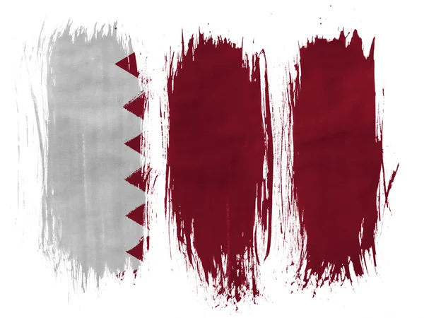 De vlag van Qatar — Stockfoto