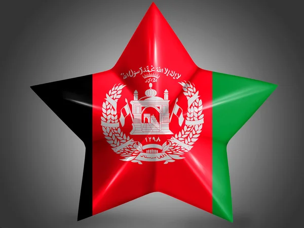 Afghánistán vlajka — Stock fotografie