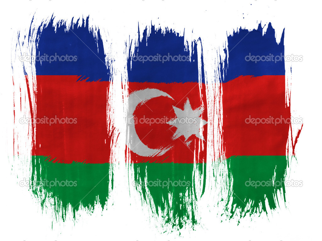 The Azerbaijani flag