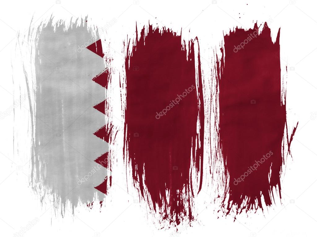 The Qatari flag