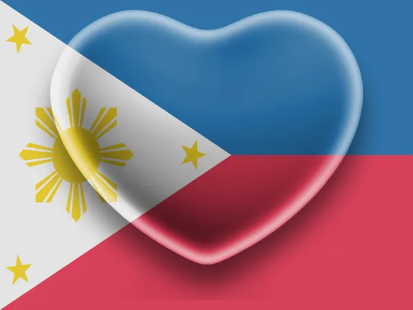 Bandera de Filipinas — Foto de Stock