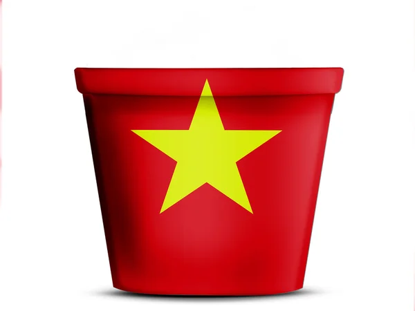 De vietnamese vlag — Stockfoto