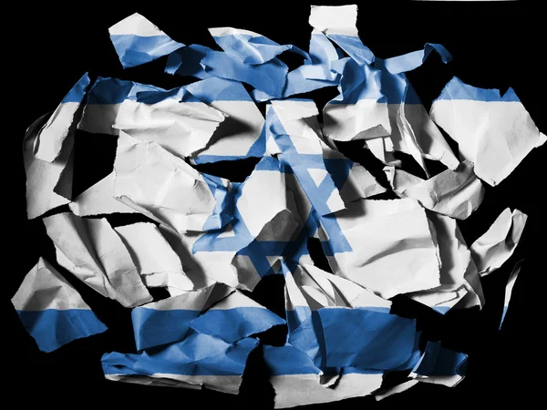 Die israelische Flagge — Stockfoto