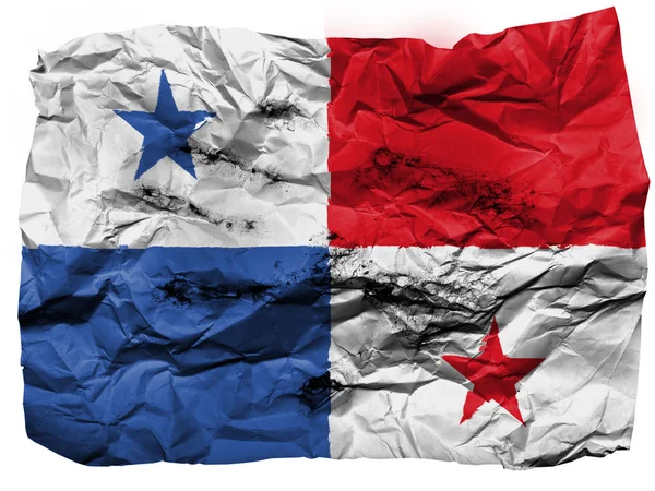 Vlajka Panamy — Stock fotografie