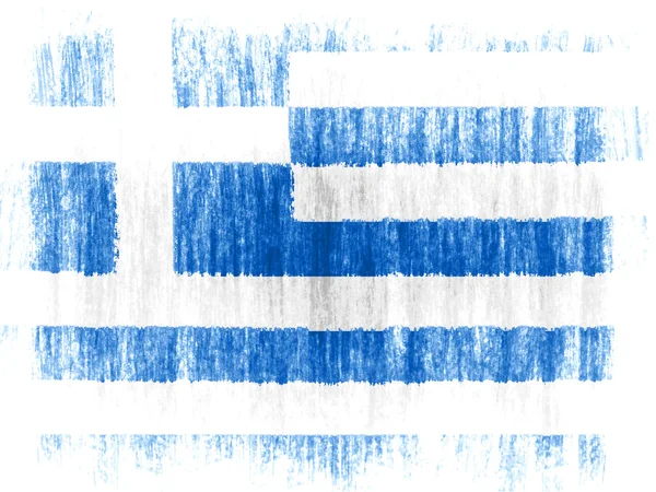 希腊国旗 — 图库照片