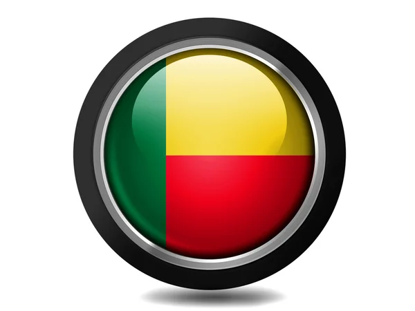 Benin. Benini flag — Stock Photo, Image