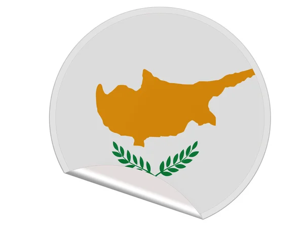 Vlag van Cyprus — Stockfoto